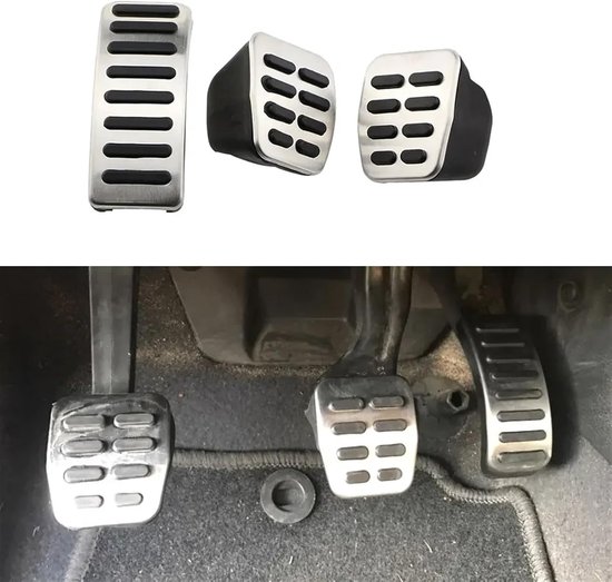Pedaalhoezen Auto - Set Pedaalcovers - Verbeter Rijervaring - Antislip Ontwerp - 2 Stuks - Metaal — afbeelding 3