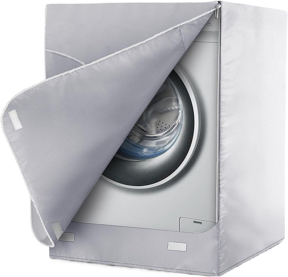 Wasmachinebescherming Apparaat deksel Apparaat beschermen Ademend en waterdicht 69 x 84 x 99 cm Grijs