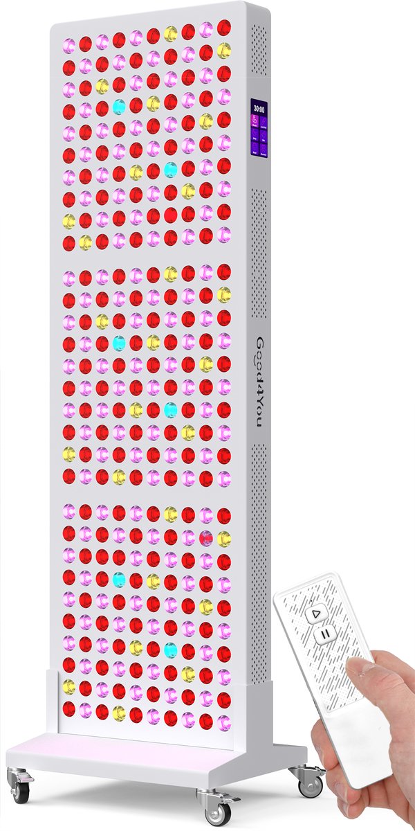 Good4You Red Light Therapy - 7 Golflengten - Afstandsbediening - LED Infraroodlamp - Infraroodtherapie - Rood licht therapie - Collageen Lamp - Fibromyalgie - Lichttherapie