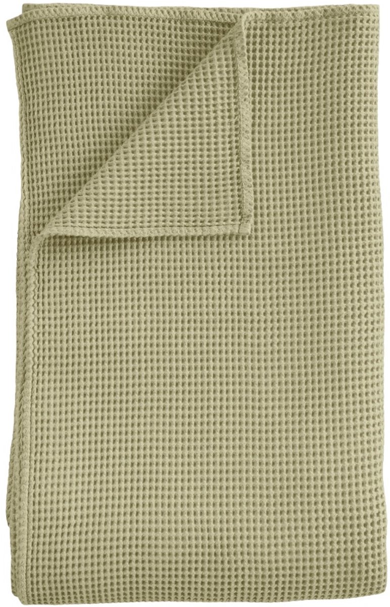 Linolux Wafeldeken Pique Green 260x240
