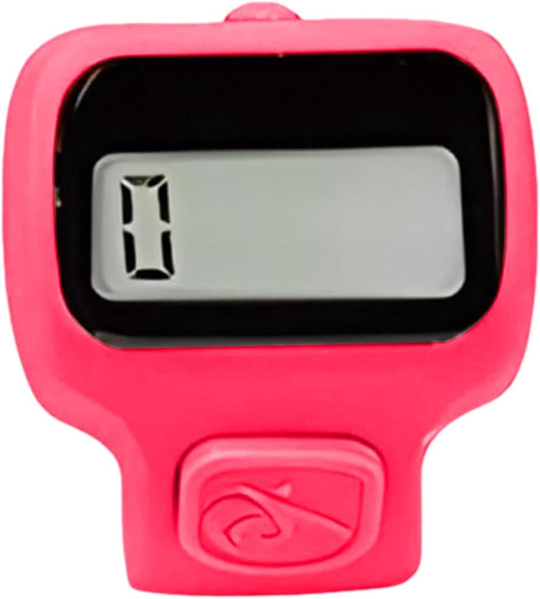 Elektronische Vingerteller - Handteller Clicker - Activiteiten Tellen - Robuust ABS Materiaal - 9x5x3 cm - Rood