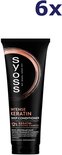 Tube noir Syoss Intense Keratin Deep Conditioner, avec '6x' dans un cercle jaune.