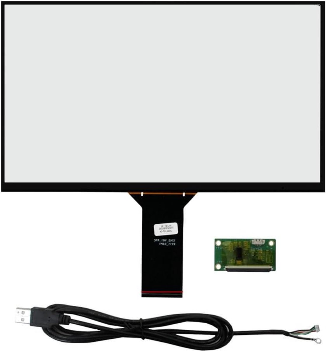Capacitief Touchscreen - Digitizer Paneel - Doe-het-zelf Projecten - Multi-Touch Bediening - 116 Inch - Zwart