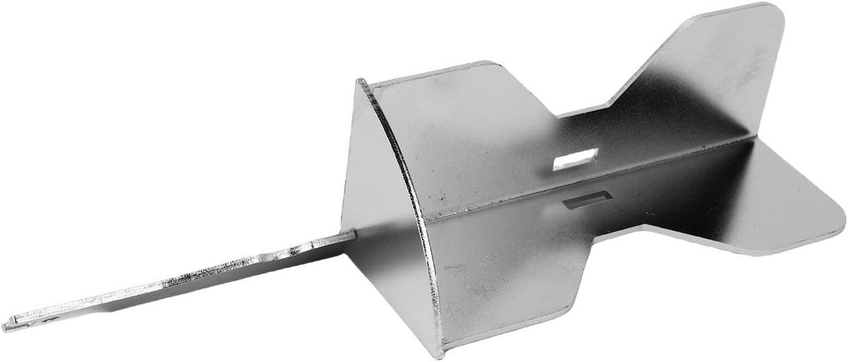 Verf Mixer Opzetstuk - Blik Schudder - Verf Snel Mengen - Roestvrij Staal - 2-4 Inch Blikjes - Zilver