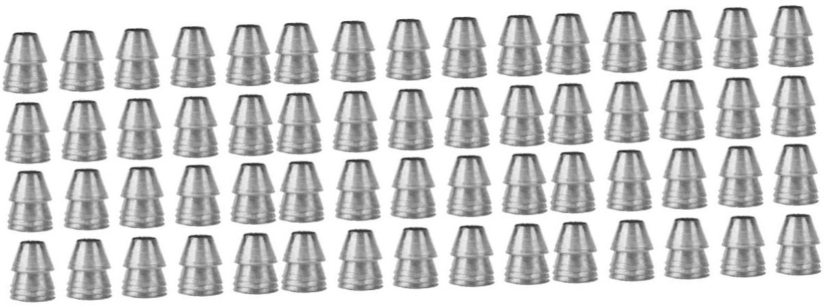 Hamergreep Wiggen - Reparatiewiggen - Gereedschap Versterken - Stevig IJzer - 60 Stuks - Zilver