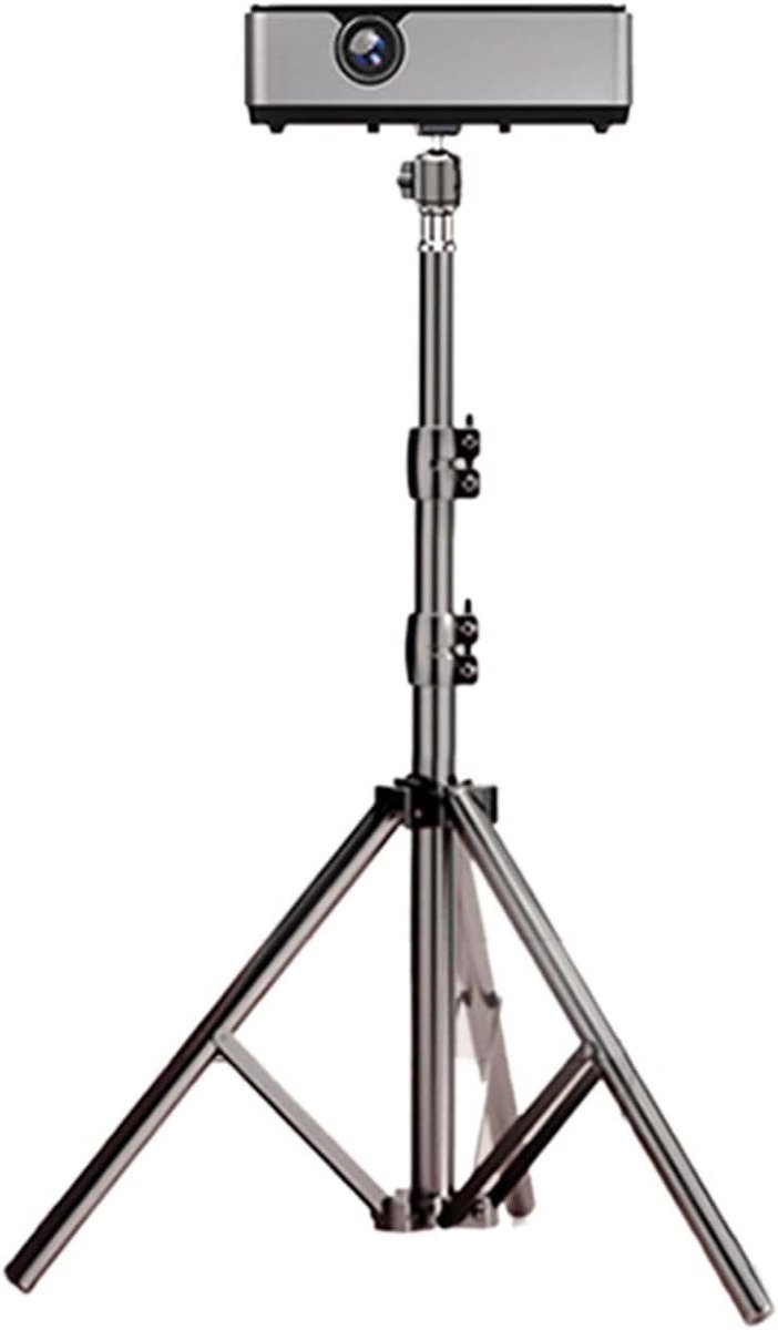 Projector Beugel - Vloer Statief - Thuisbioscoop Inrichten - Verstelbare Hoogte - 32-60cm - Wit