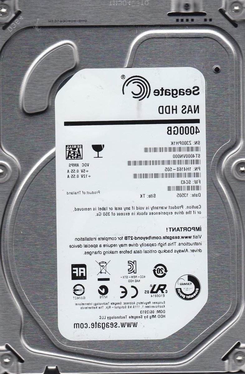 Interne Harde Schijf - Opslagstation - Gegevens Opslaan - Grote Capaciteit - 4 TB - Zilver