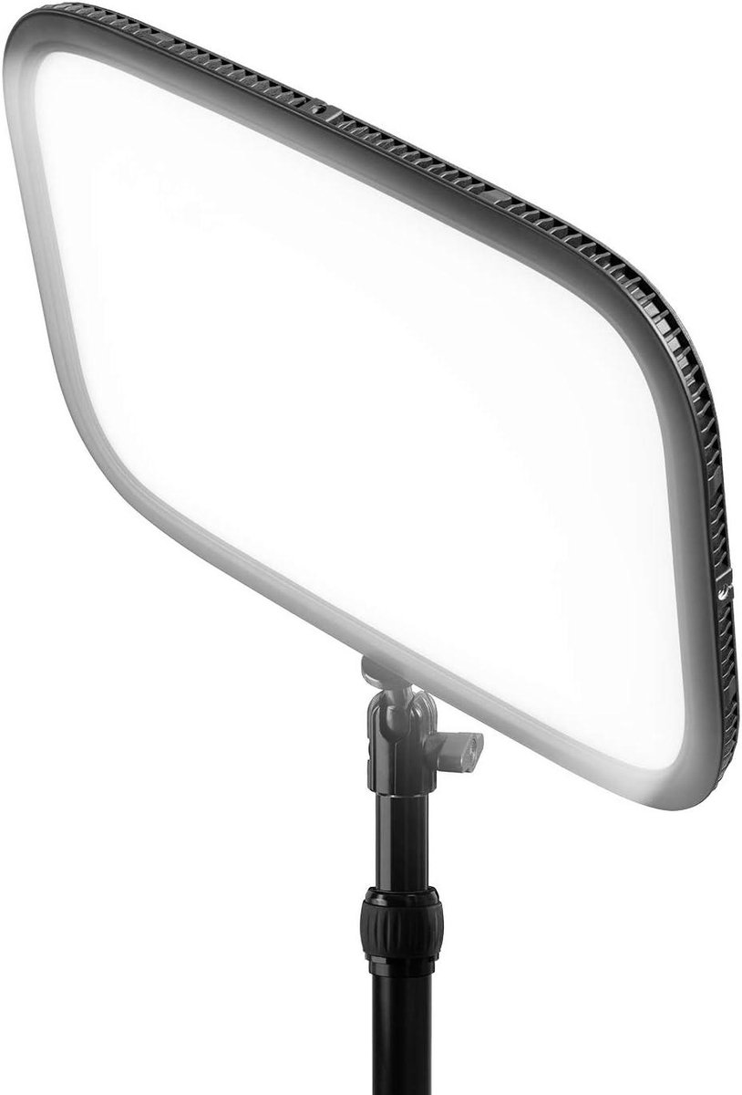 LED Paneel - Studio Verlichting - Professionele Opnames - App Bediening - 2800 Lumen - Zwart