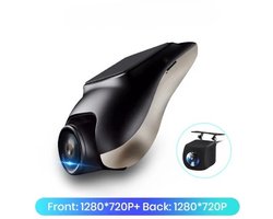 Mosh Stories Dashcam Voor en Achter – Dual Auto Camera met HD Opname - Nachtzicht en Loop Recording - Compacte Auto DVR - 64 GB