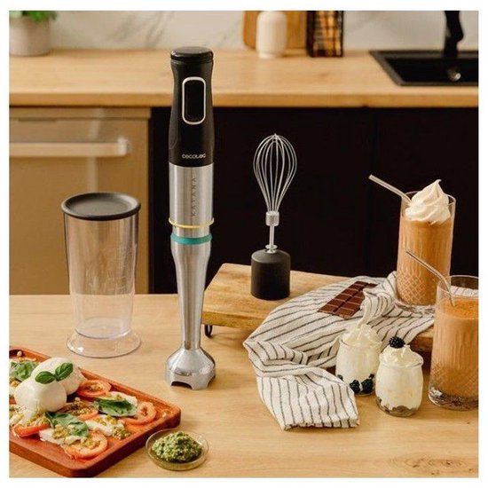 Cecotec 03972 blender Staafmixer 1500 W Zwart, Roestvrijstaal van Cecotec — afbeelding 4