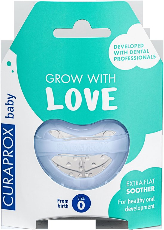 Curaprox Baby Fopspeen maat 0 - Blauw van Curaprox — afbeelding 4