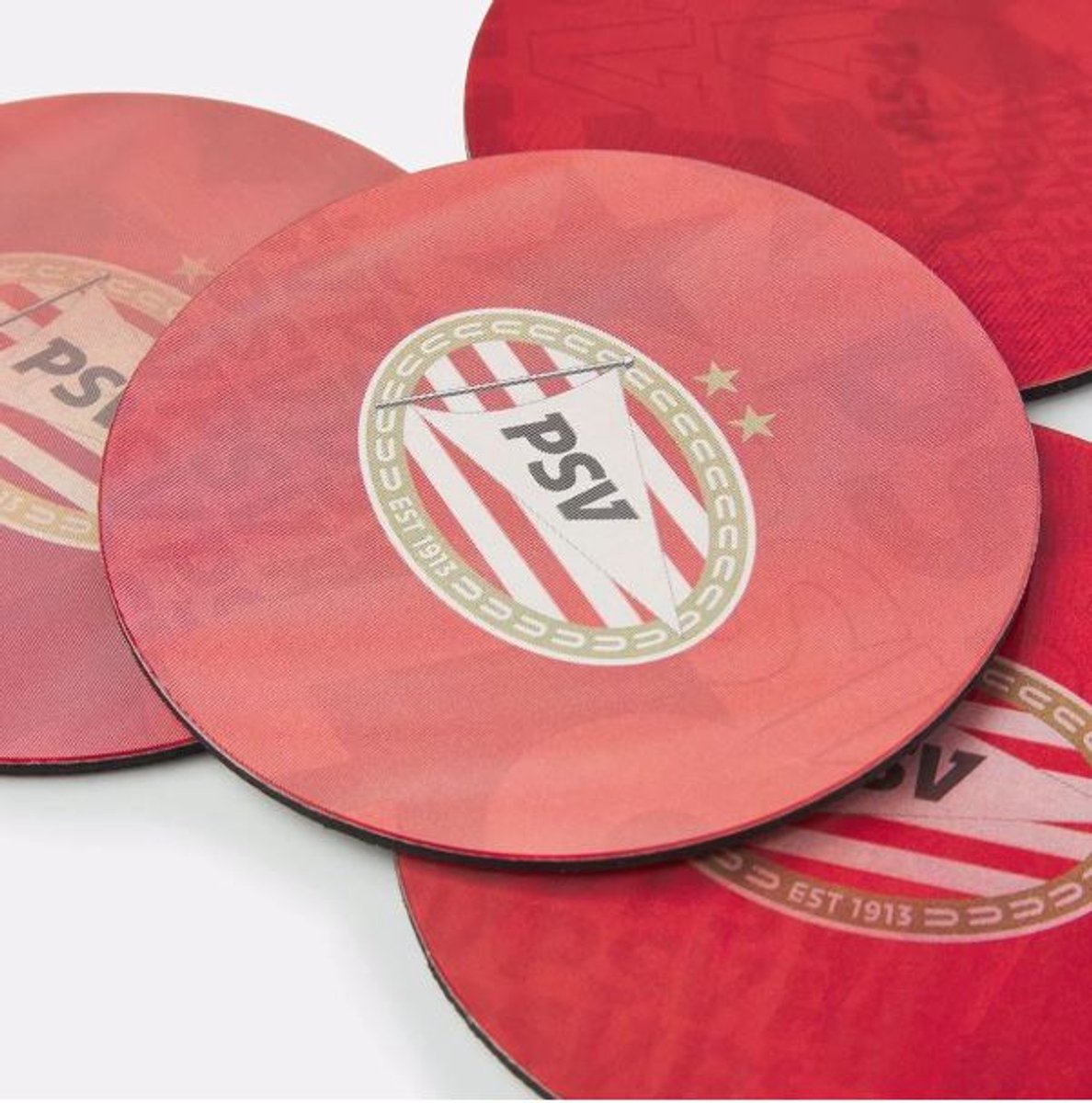 PSV Onderzetters ( set van 5 stuks)