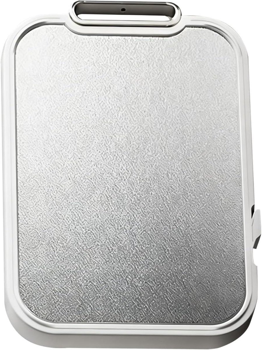 Titanium Snijplanken - Keuken Snijplank - Maaltijdbereiding - Dubbelzijdig - 39 x 27 cm - Grijs