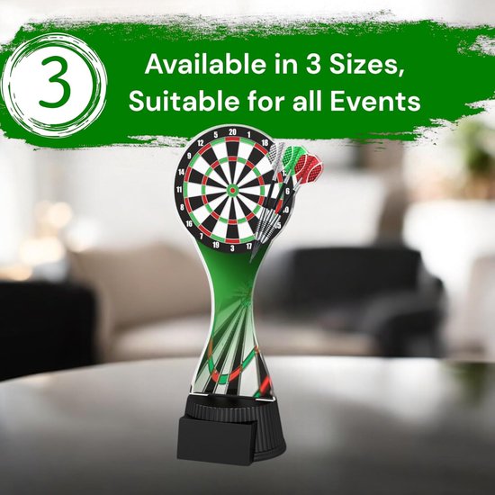 Dart Trofee - Prijs Acryl - Wedstrijd Prijzen - Uniek Exclusief - 190mm Hoog - Veelkleurig van Dart — afbeelding 4