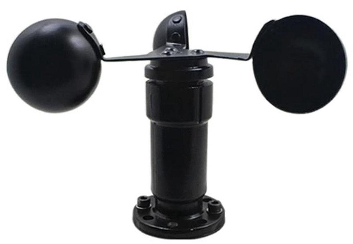 Weerstation Windsensor - Anemometer Meteorologische zender - Weersvoorspelling meten - Draadloze zonne-aangedreven - 5-in-1 buitensensor - Wit