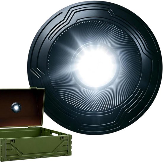 LED Auto Interieurverlichting - Oplaadbare Sensorlamp - Kofferbak Verlichten - Automatische Sensor - 6x6x2 cm - Wit