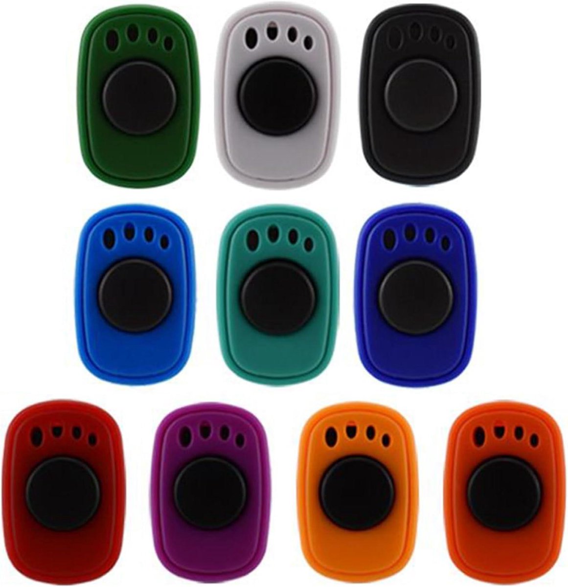 Hond Clicker Set - Gedragshulpmiddel Huisdier - Gedragstraining Honden - Helder Geluid - 10 Stuks - Zwart