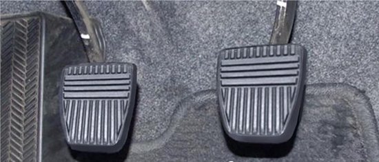 Pedalhoezen Set - Remkoppelingspedaalhoezen - Veiliger Rijden - Antislip Ontwerp - 64mm x 59mm x 13mm - Zwart — afbeelding 4