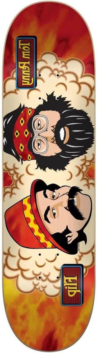 Skateboard Deck Toms Friends Street Cruising Robuust Composiet 8.0 x 31.5 inch Veelkleurig