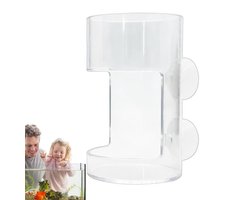 Voederbuis Aquarium - Garnalen Voederstation - Effectief Voeren - Voorkomt Voerverspreiding - 12 cm Lengte - Transparant