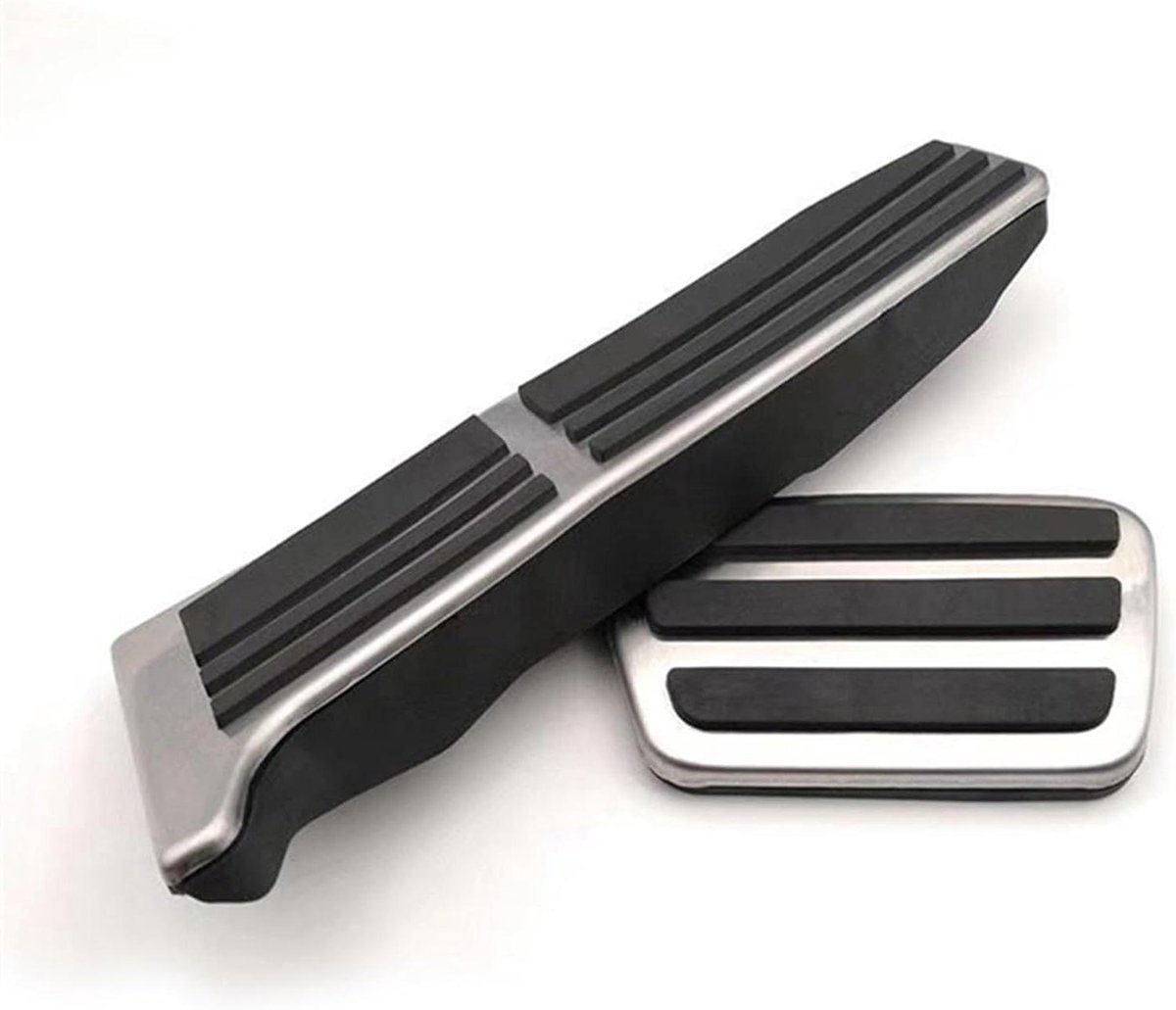 Pedaal Covers - Auto Pedalen - Veiliger Rijden - Antislip Ontwerp - Set van 2 - Zwart/Zilver