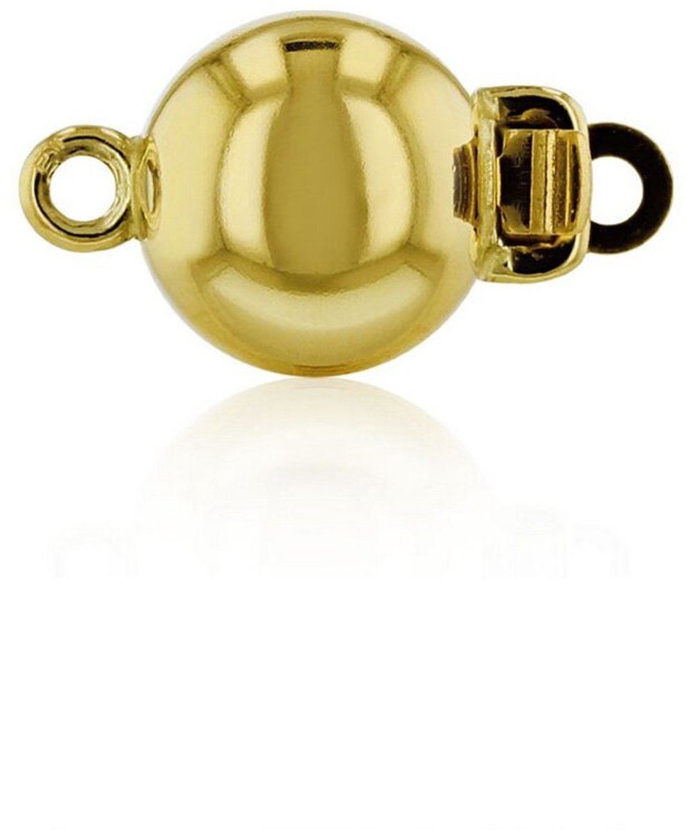 Luna-Pearls - 605.1110 - Sieradensluiting - Dames - 585 Geelgoud - 10mm