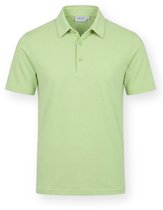 Vercate - Heren Polo Korte Mouw - Strijkvrij Poloshirt - Groen - Slim Fit - Excellent Katoen - Maat: S