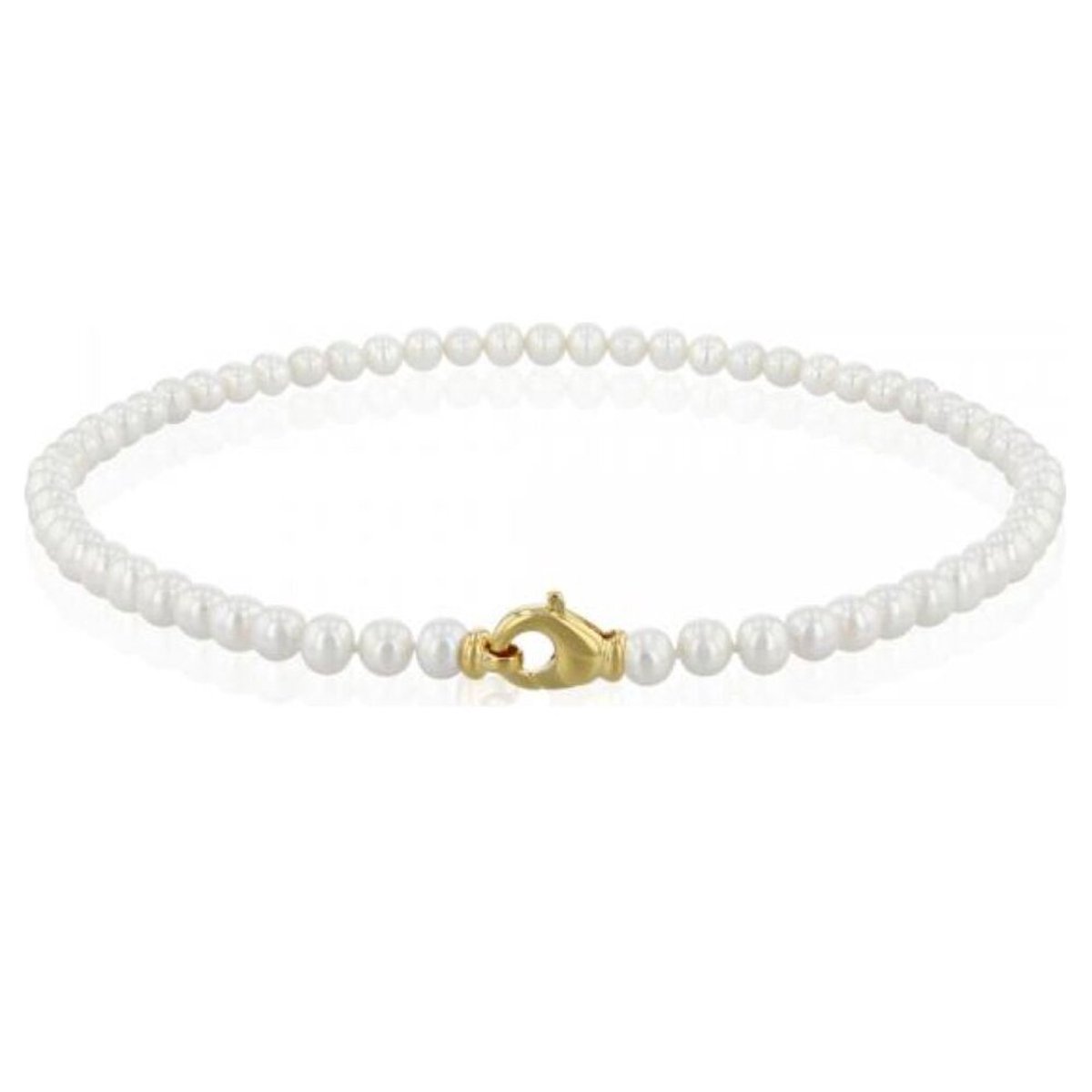 Luna-Pearls - 218.0061 - Ketting - Zoetwater gekweekte parel 8-8.5mm - 925/zilver