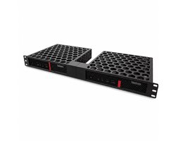Dell OptiPlex Micro 1U Rack Mount – 19 Inch Serverkast Beugel Voor Dell Micro PC – Rackmount Tray Voor Homelab NAS Server Mini PC – Geschikt Voor Dell OptiPlex Micro 182 x 178 x 36 mm – Zwart