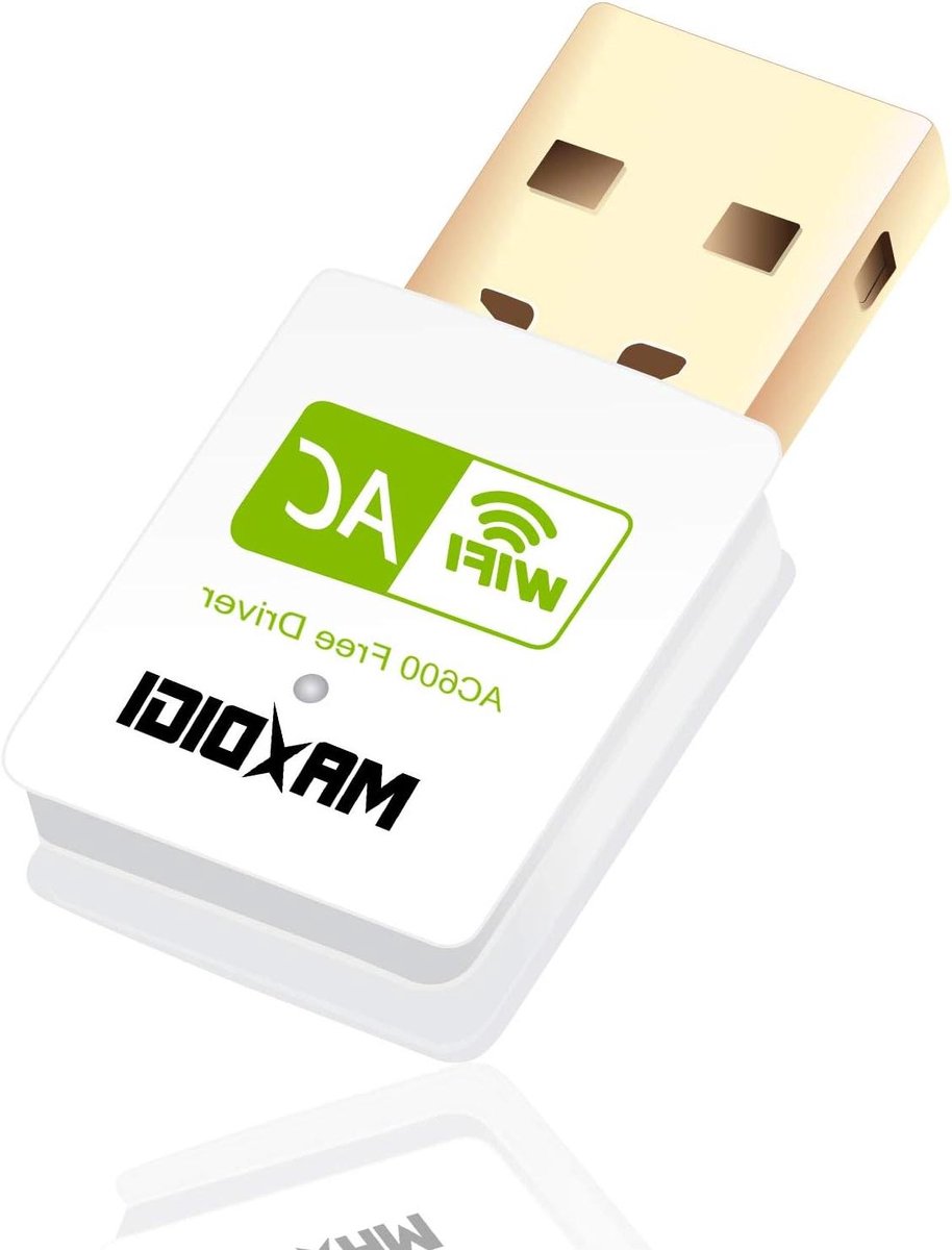 Wifi Adapter - Netwerkkaart USB - Sneller Internet - Dual Band AC600 - Mini Formaat - Wit