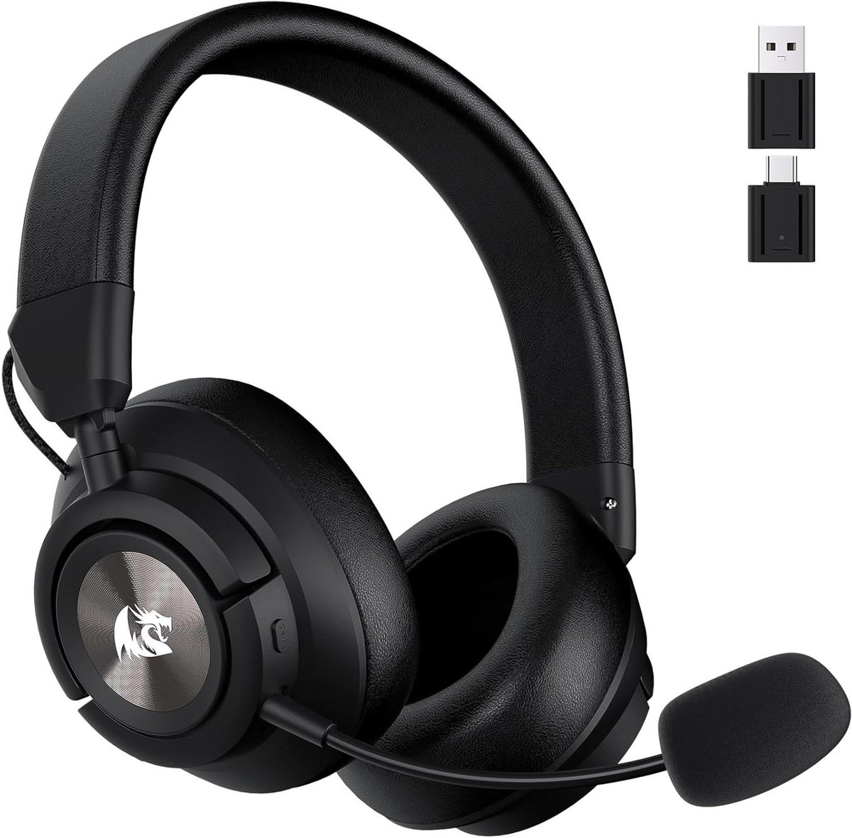 Gaming Headset - Draadloze Koptelefoon - Online Gaming - Drie Verbindingsopties - 20 Hz - 20 kHz - Zwart
