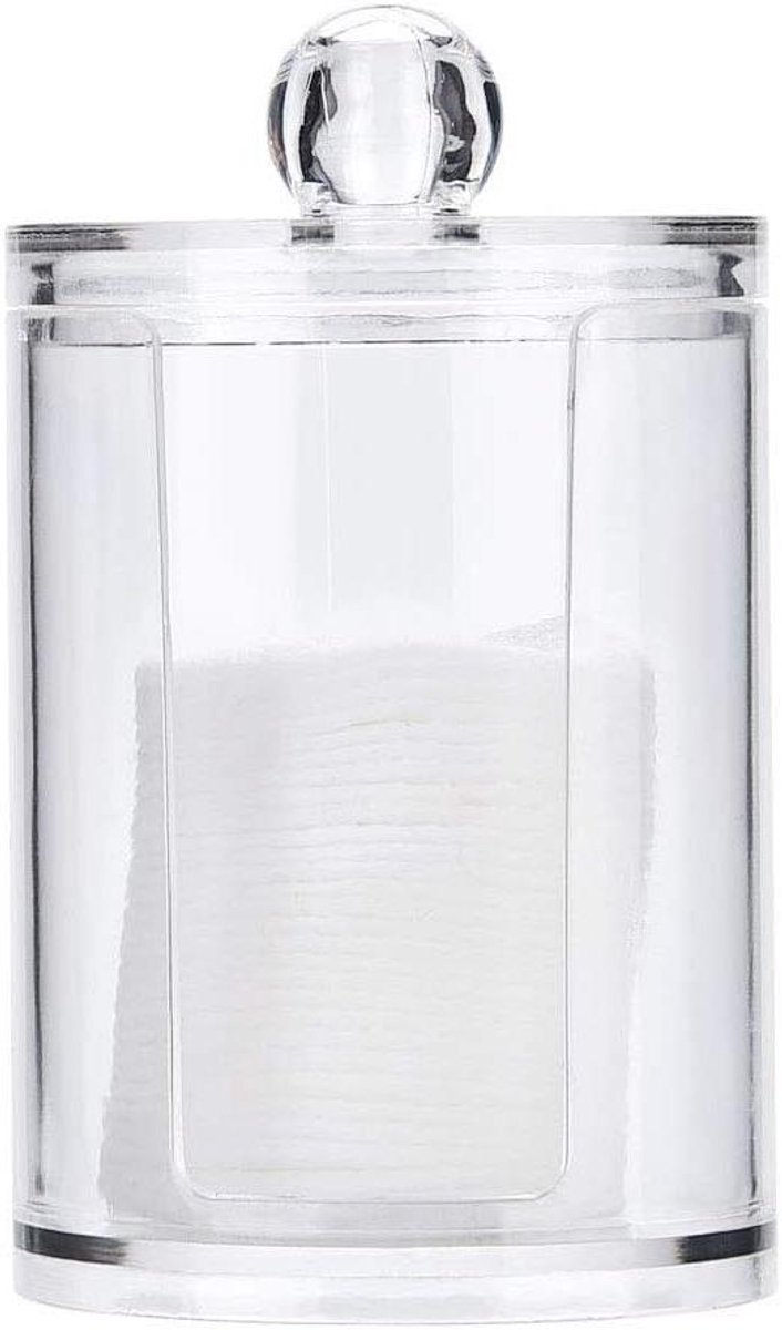 Opbergdoos Acryl - Cosmetica Organizer - Make-up Houder - Met Deksel - 7.5 x 11 cm - Transparant