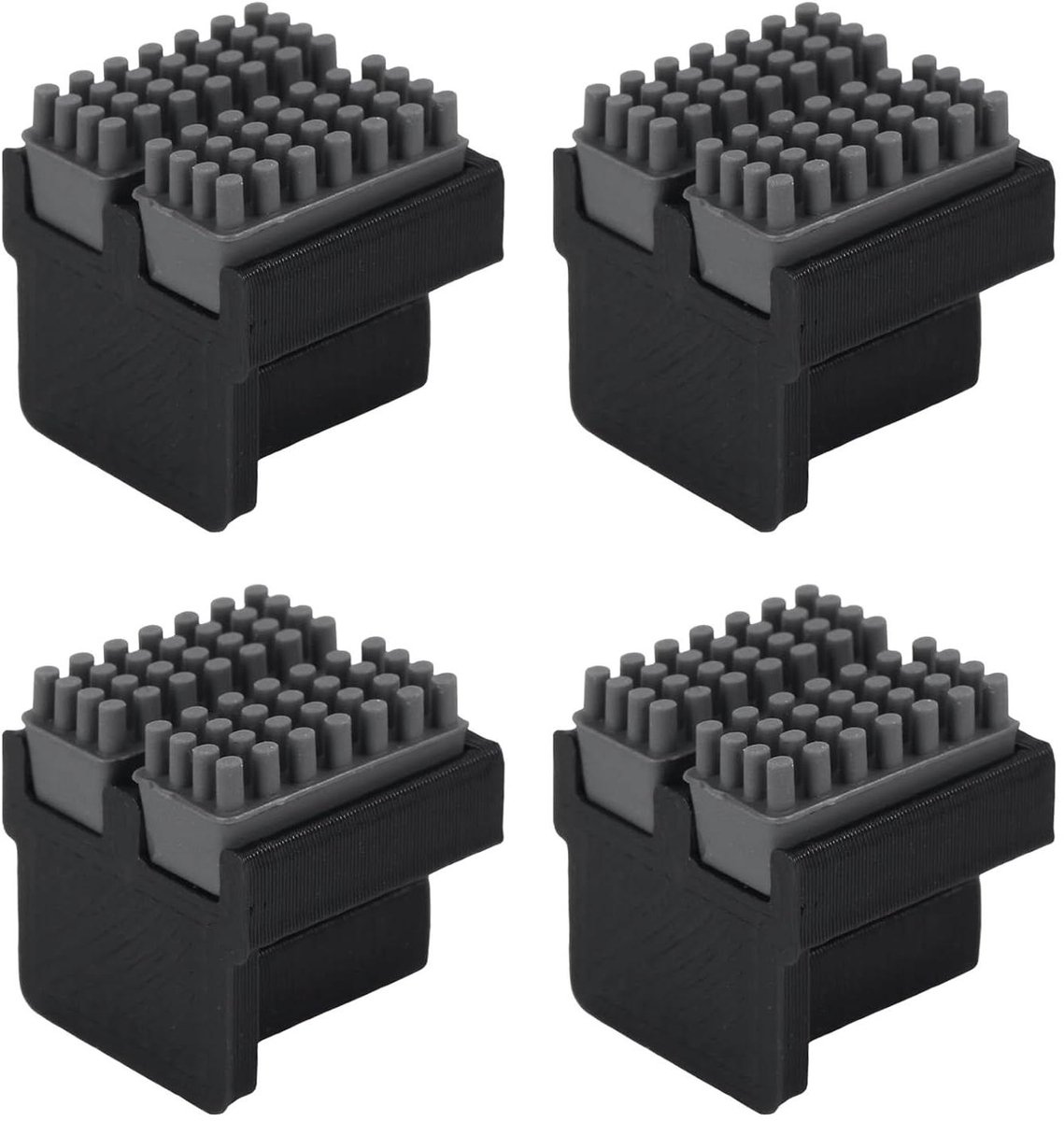 Nozzlewissers 3D-printer - Reinigingsborstels mondstuk - 3D print onderhoud - 360 graden reiniging - 4 stuks - Zwart