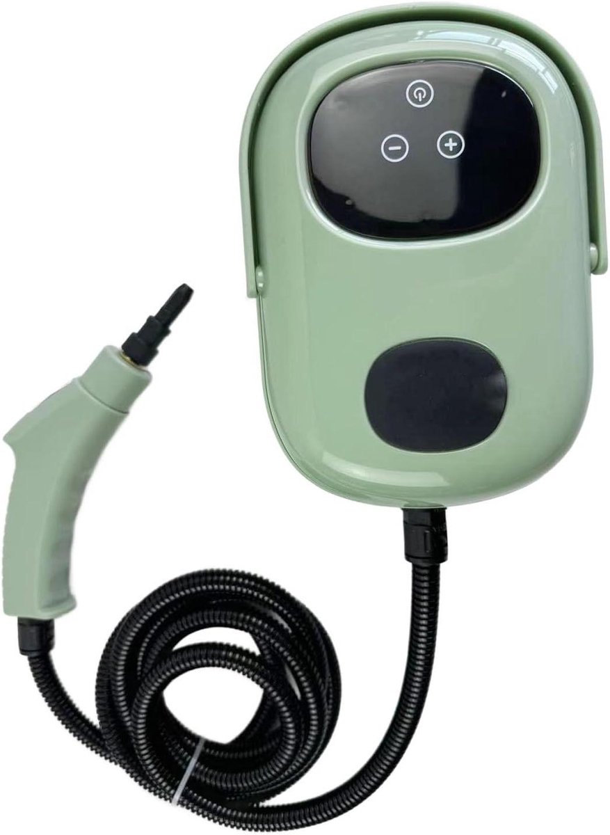 Draagbare Stoomreiniger - Hogedruk Stomer - Grondig Reinigen - 6 Snelheden Touchscreen - 2500 Watt - Groen