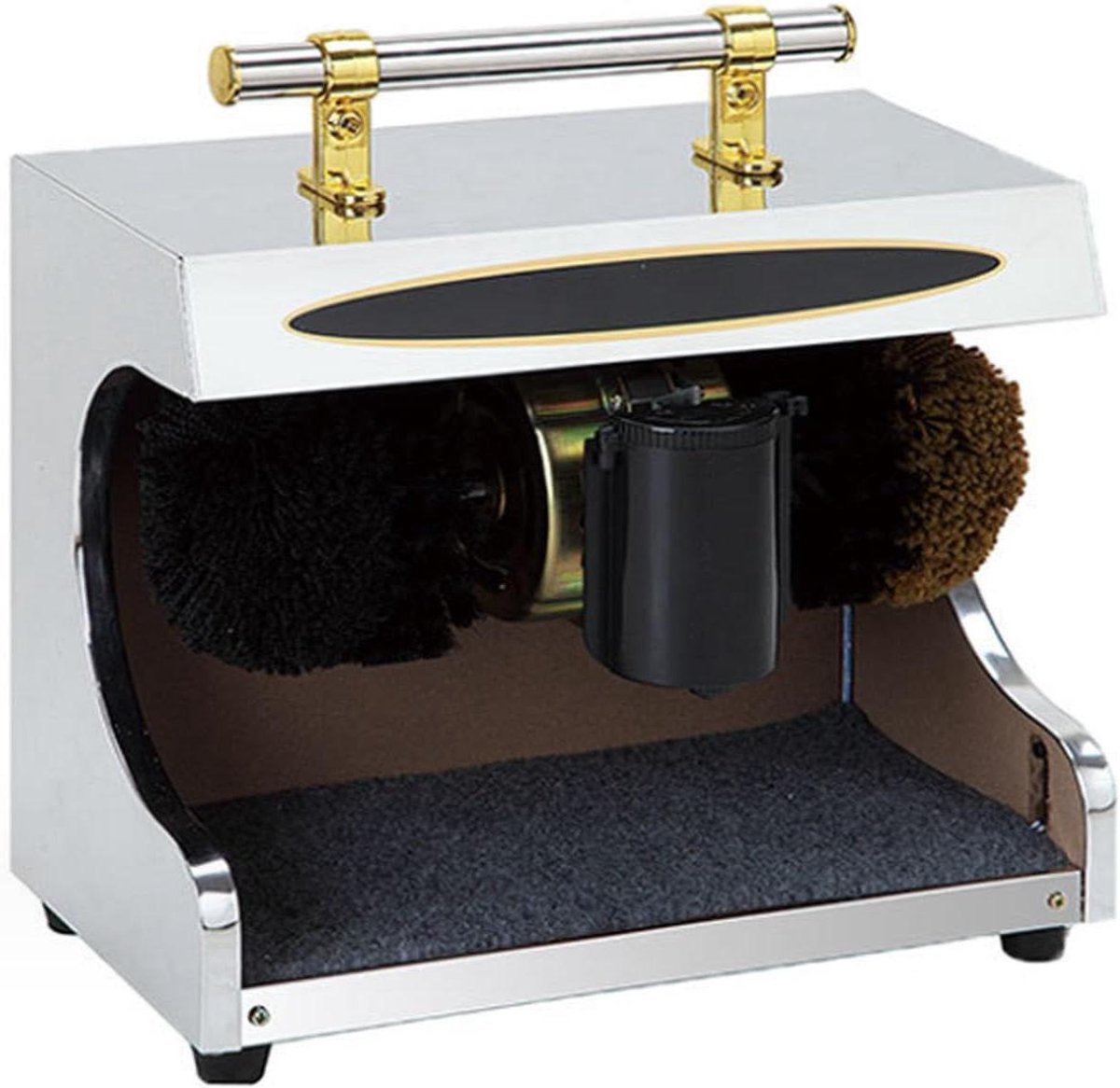 Automatische Schoenpoetser - Elektrische Poetsmachine - Schoenen Glanzend Houden - Automatische Inductie - 7 kg - Zwart