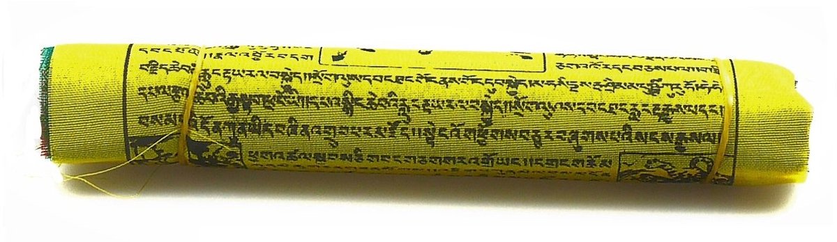 Tibetaanse Gebedsvlaggen - 25 vlaggen - 8 meter lang - 16 cm x 29 cm