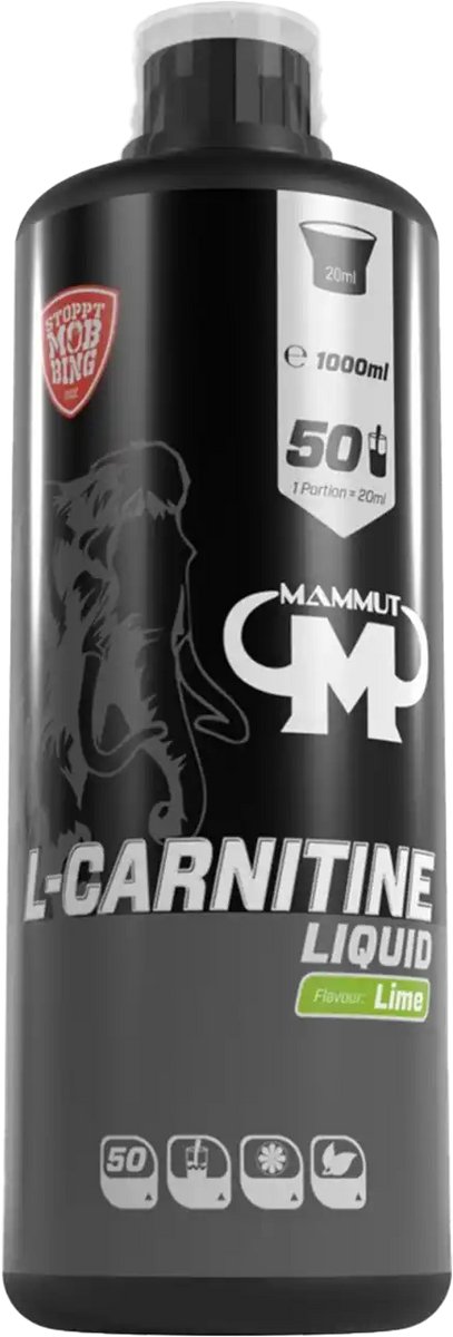 Mammut L-Carnitine Liquid (1000ml) Lime - Dieet & Gewichtsbeheersing - L-Carnitine