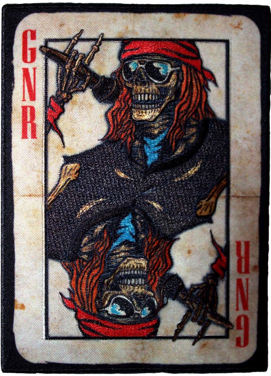 Guns N' Roses - Playing Card - Patch
