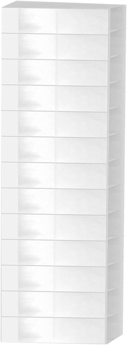 Deur Schoenorganizer - Opberghouder - Orde Thuis - 26 Transparante Vakken - 156 cm Hoog - Wit