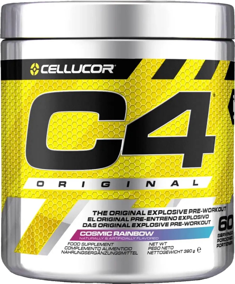 Cellucor C4 Original Pre Workout - Cosmic Rainbow - Pre-workout - 60 doseringen (390 gram)