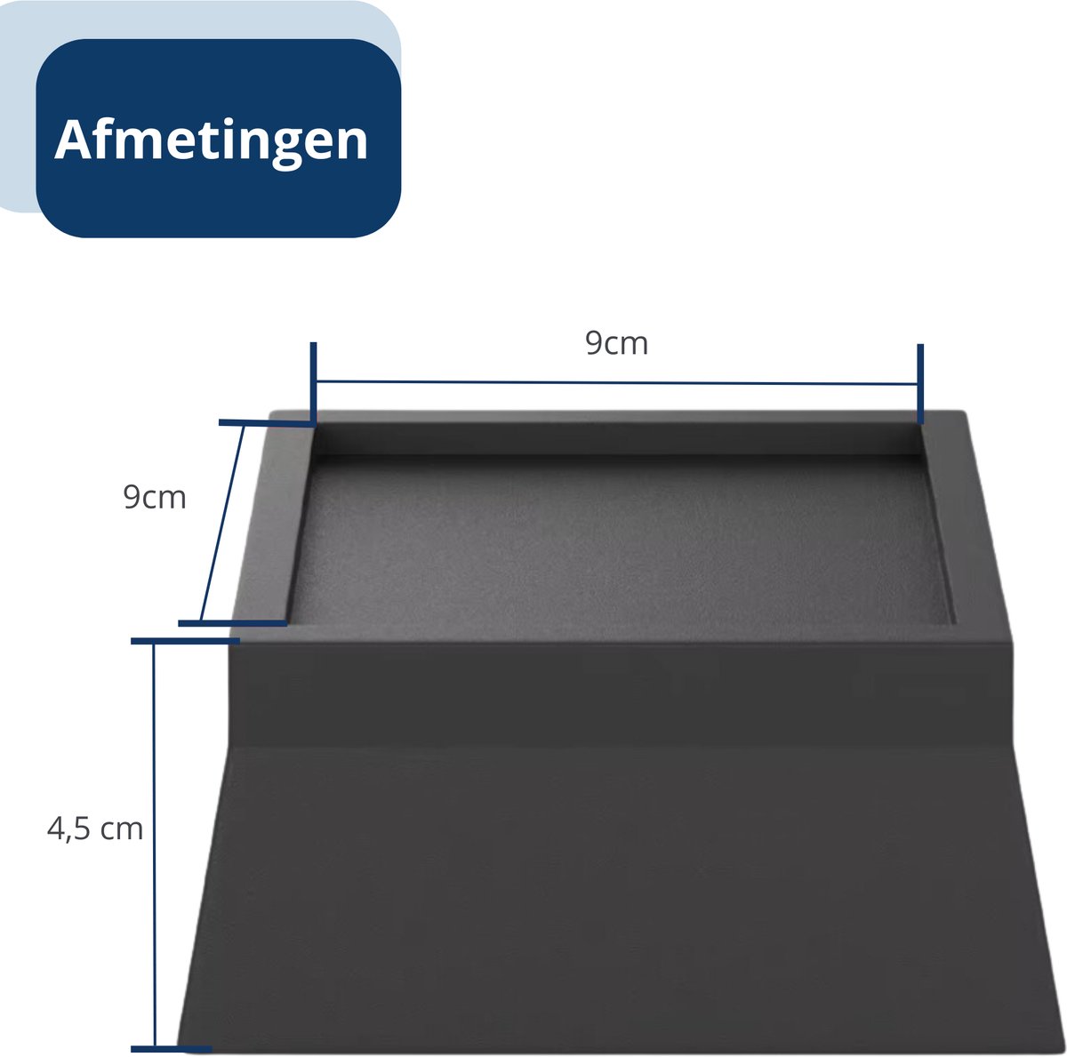 VOKA Meubelverhogers - Bedverhogers - Set van 4 hoogwaardige meubelverhogers - Rubberen Kwaliteit verhogers - 5 cm - Extra sterk - Zwart - Wasmachine verhoger - Bureauverhoger - Tafelverhoger, Bankverhoger - Multifunctioneel - Max. 1000kg. — afbeelding 4