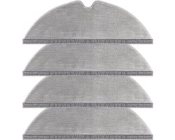 4 stuks Dweilpad vervanging voor Dreame D20 / D20 Pro Plus robotstofzuiger, accessoires, wisserdoek, pads, robotstofzuiger, reserveonderdelen, langdurig gebruik, wasbaar, reserveonderdelen