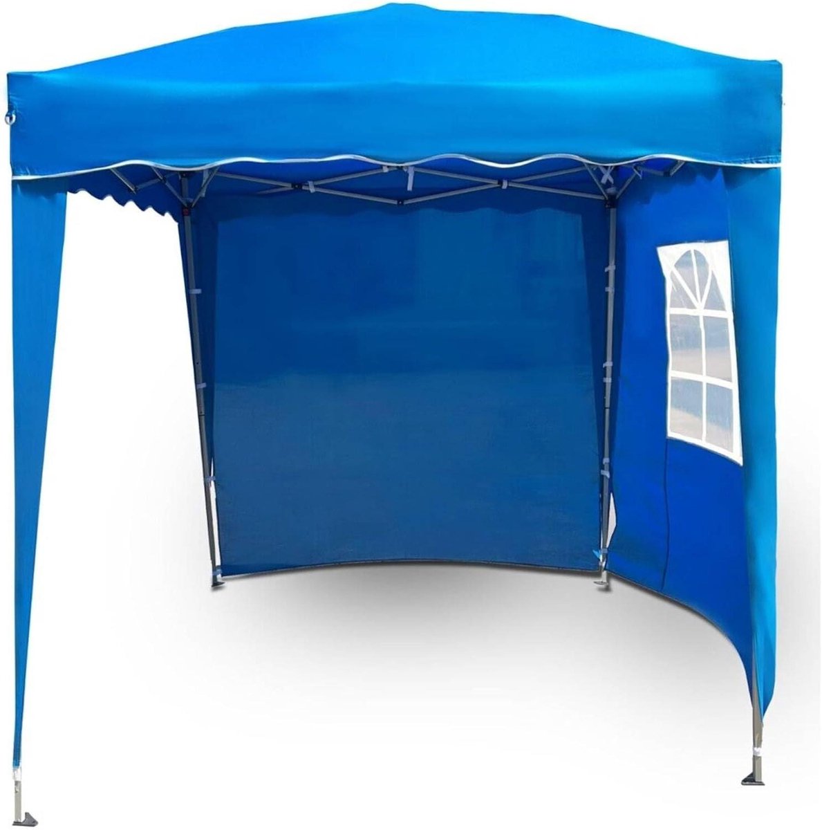 Vouwtent Paviljoen - Partytent Pop-up - Feestelijke Bijeenkomsten - Waterdicht UV-bestendig - 2x2 meter - Blauw