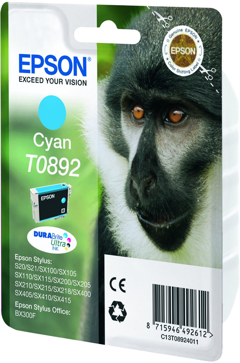 Epson T0892 - Inktcartridge / Cyaan