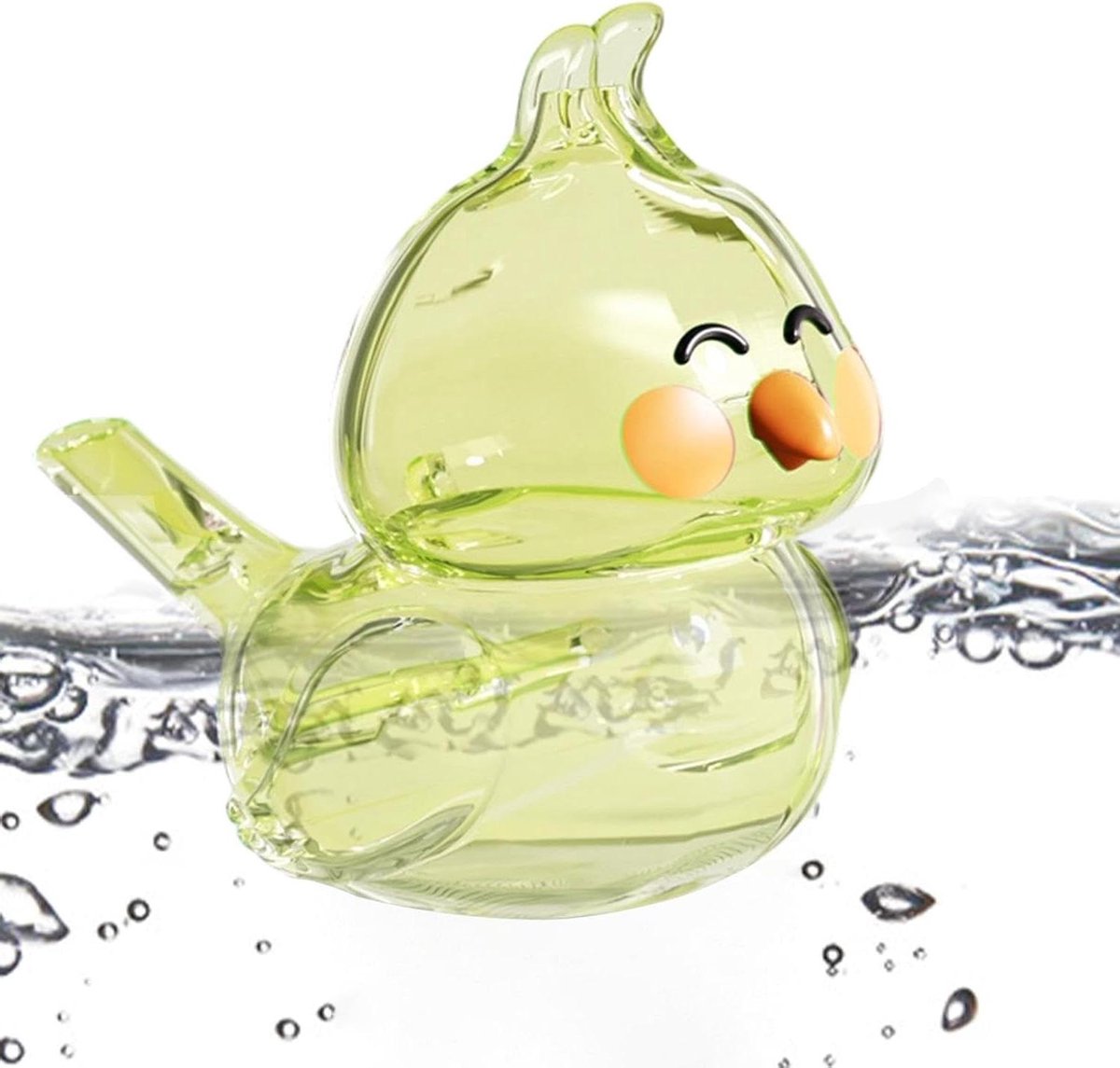 Watervogelfluitje - Zang Trainingsspeelgoed - Buitenspel en Educatie - Valbestendig Ontwerp - 9 x 7.5 x 5.7 cm - Geel