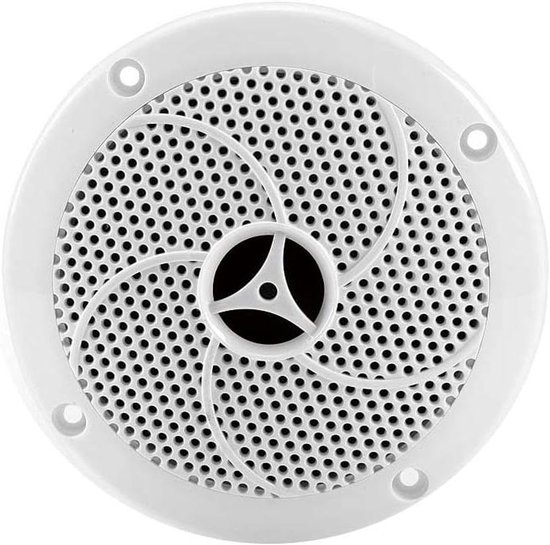 Sauna Luidsprekers - Waterdichte Speakers - Ontspannende Muziek - Hittebestendig tot 120°C - Ø 135 mm - Wit