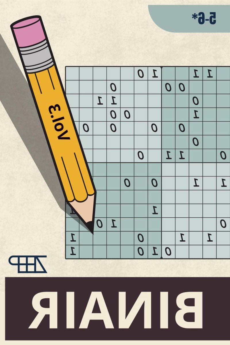 Binair Puzzelboek - Logische Puzzels - Hersentraining - 300 Zeer Uitdagende - 227 Pagina's - Niet gespecificeerd