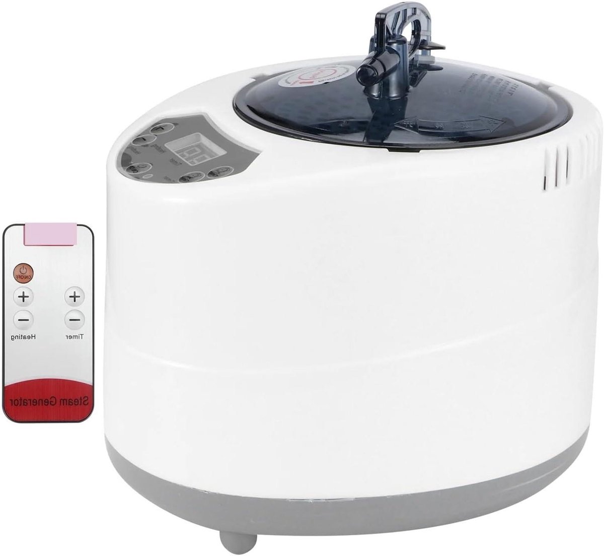 Stoomgenerator - Sauna Apparaat - Ontspanning thuis - Slimme afstandsbediening - 2800 ml tank - Wit