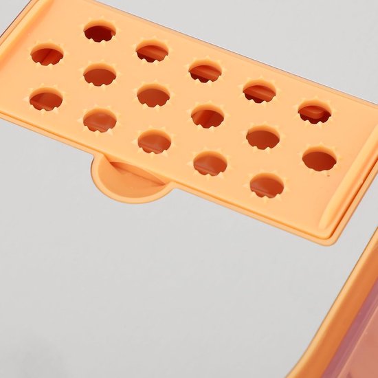 Groentehakker - Keukenmolen - Maaltijden Bereiden - 12-in-1 Functies - 29.5 cm - Oranje — afbeelding 4