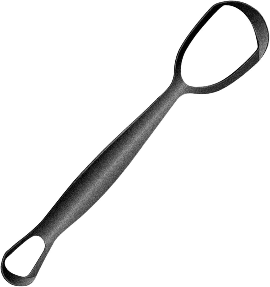 Metalen Tongschraper - Tandreiniger RVS - Verbeter Mondhygiëne - Waaier Vorm Ontwerp - 15.5 x 3.8 cm - Zilver